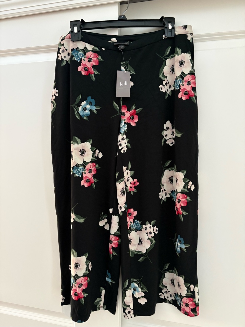NWT J.Jill floral cropped pants